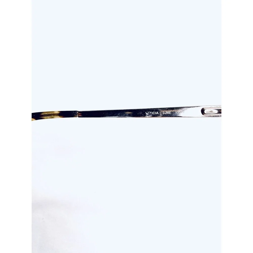 Kate Spade Brown & Gold Cat Eye Polka Dot Temple Glasses Leticia 52 16 135